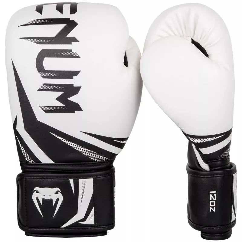 Venum muay thai handschuhe herausforderer 3.0 weiß/schwarz